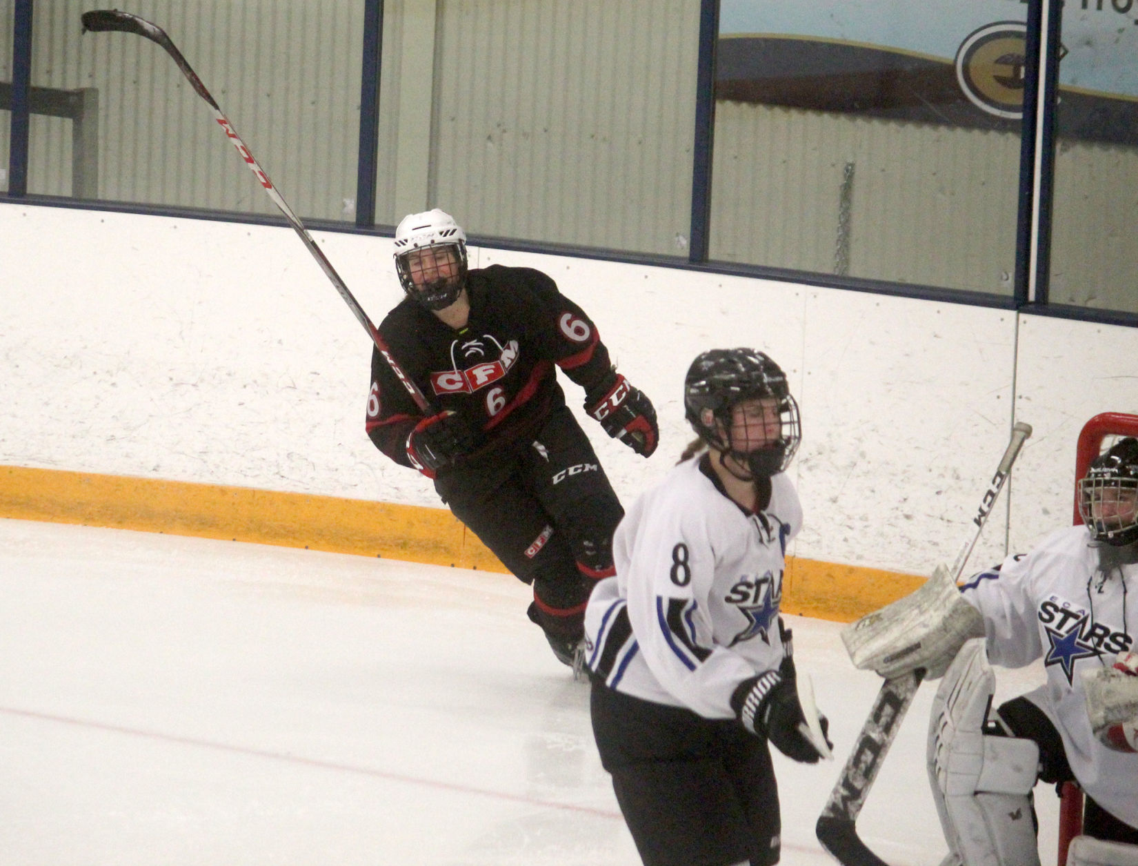 Chi-Hi/Menomonie girls hockey at Eau Claire Area 12-13-18